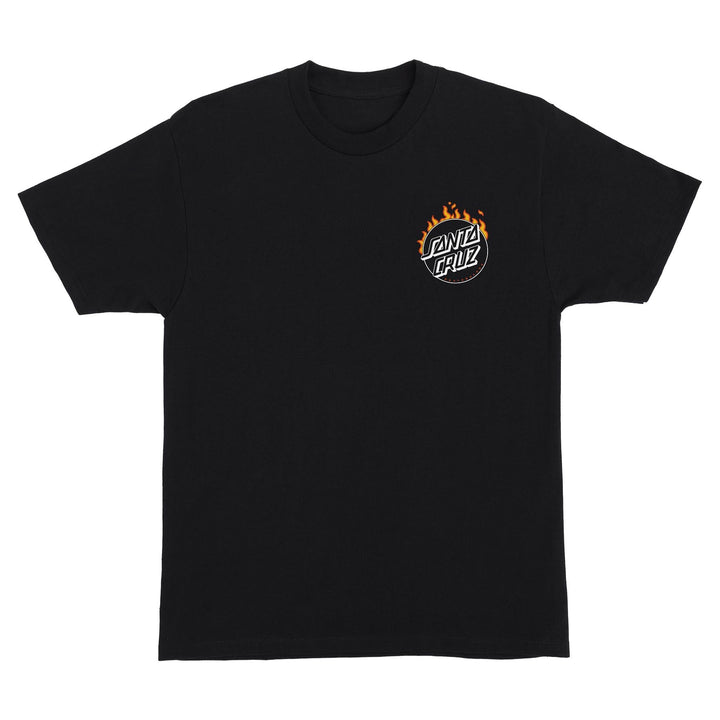 Santa Cruz Burnt Opus T-Shirt - Black - Sun Diego Boardshop