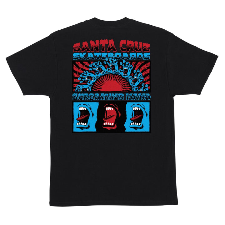 Santa Cruz Screaming Connect T-Shirt - Black - Sun Diego Boardshop