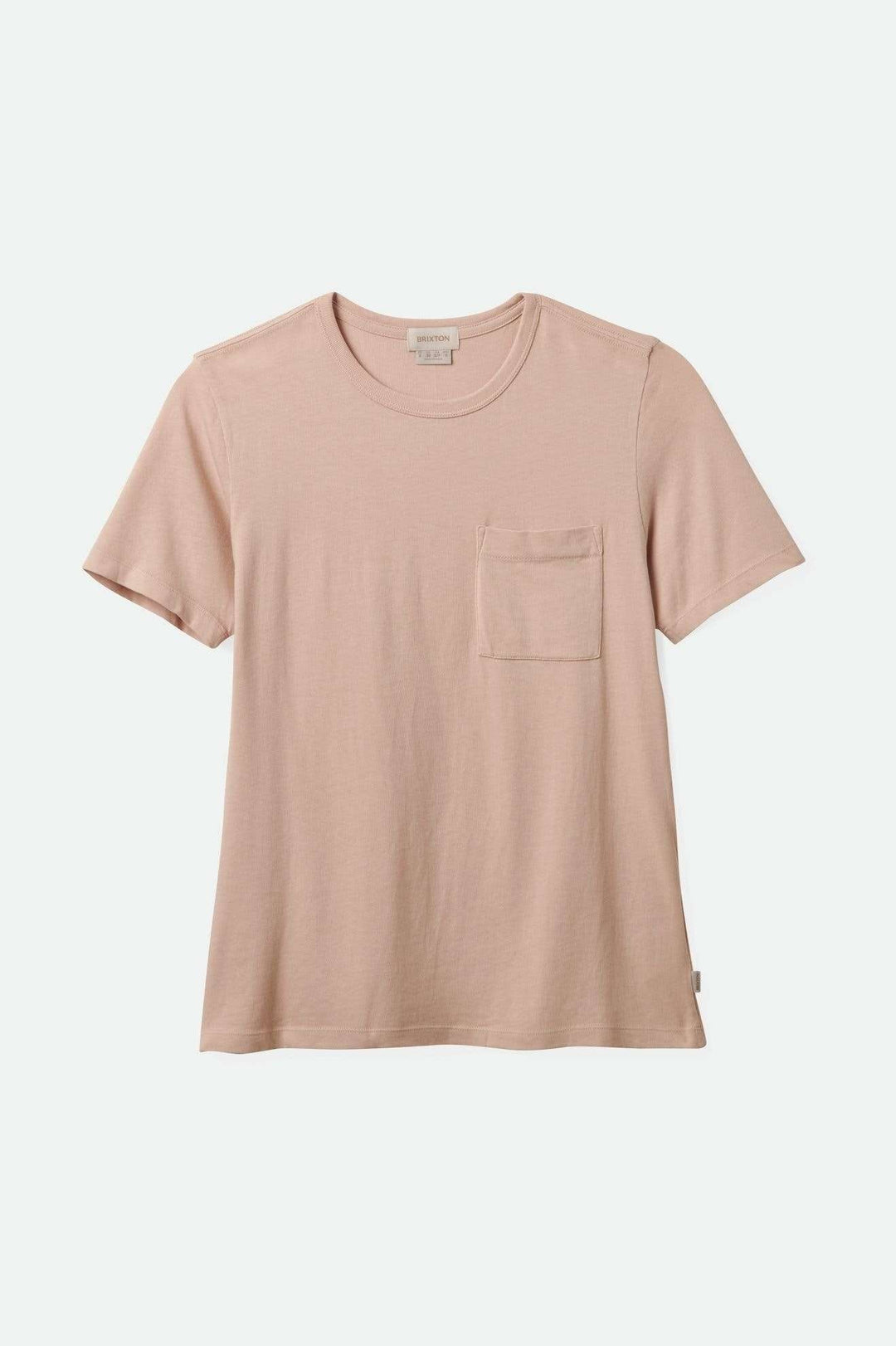 Brixton Carefree Organic Garment Dye Perfect Pocket T-Shirt - DUSTY PINK - Sun Diego Boardshop