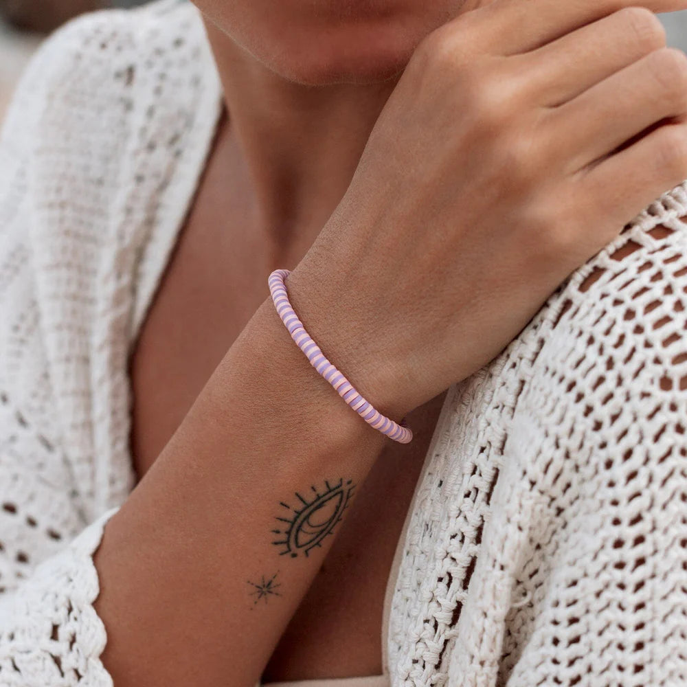 Pura Vida SEASCAPE STRETCH BRACELET - VIOLET SUNRISE – Sun Diego