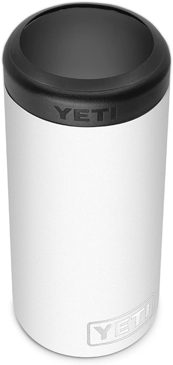 Yeti 12 Oz Colster Slim Can Cooler - White