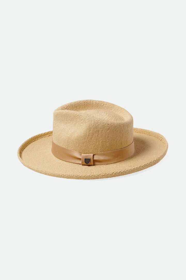 Victoria Straw Fedora - Natural/Oat Milk - Sun Diego Boardshop