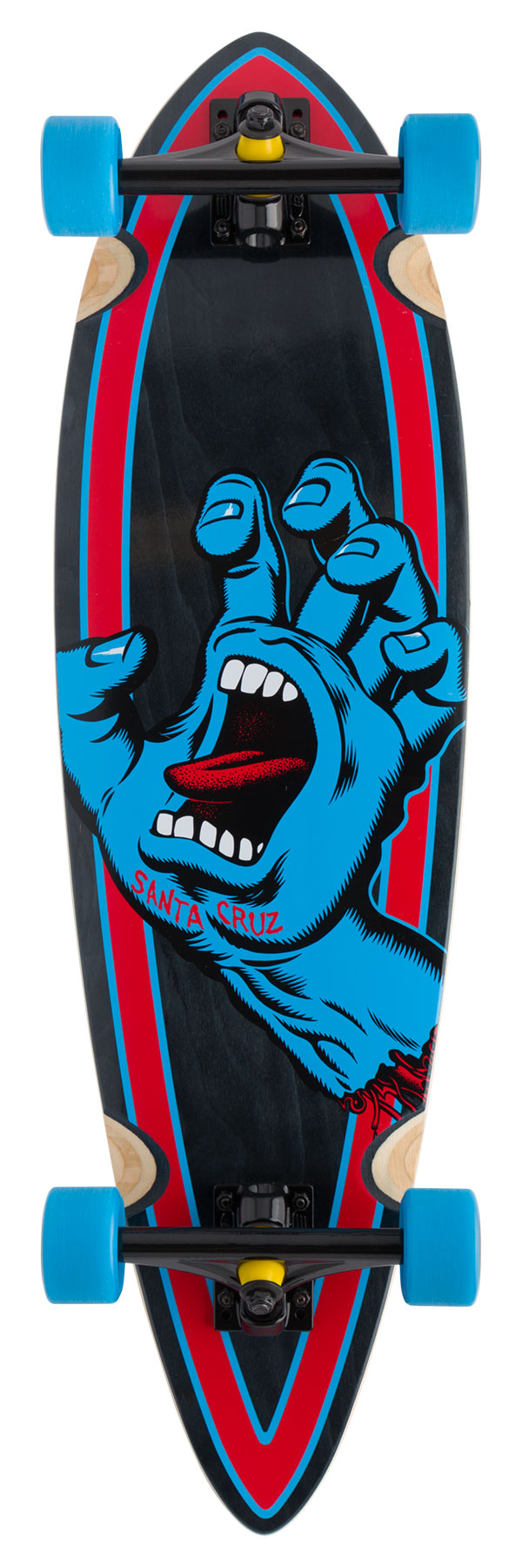 Santa Cruz 9.20in Screaming Hand Santa Cruz Pintail Longboard - ASSORTED - Sun Diego Boardshop