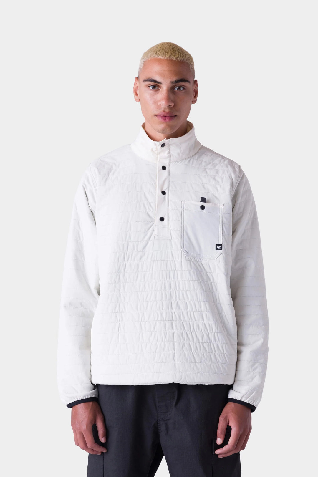 686 Enterprises Thermaldry Snap-Up Shirt - VINTAGE WHITE - Sun Diego Boardshop