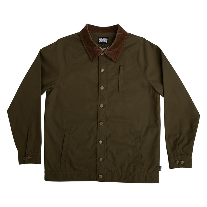 Creature Skateboards Hunter Waxed Canvas Men's Creature Chore Jacket - FOREST - Sun Diego Boardshop