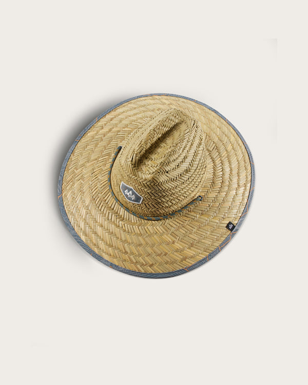 Hemlock Kids UPF 50+ Lifeguard Straw Hat - BLUE - Sun Diego Boardshop