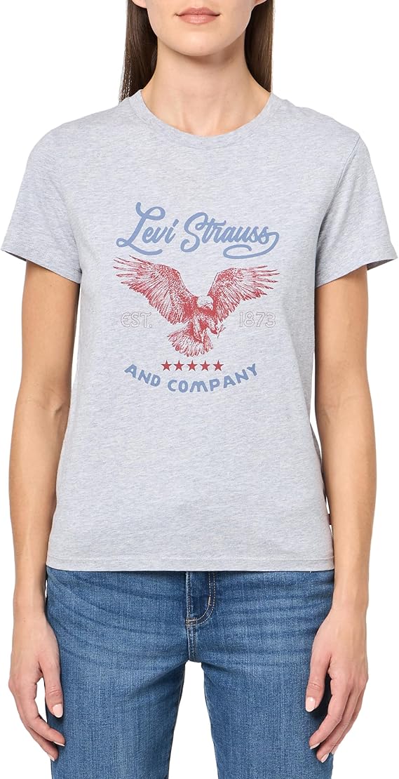 Levi's Perfect T-shirt - EAGLE AND COMPANY STARSTRUCK HEATHER - Sun Diego Boardshop