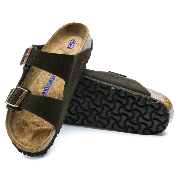 Birkenstock Arizona Soft Footbed Suede Leather - Mocha - Sun Diego Boardshop