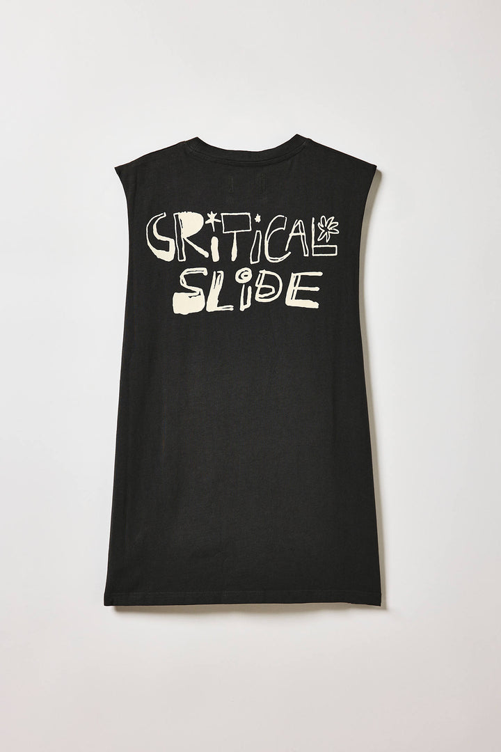 Critical Slide Cogs Muscle Tee - Phantom - Sun Diego Boardshop