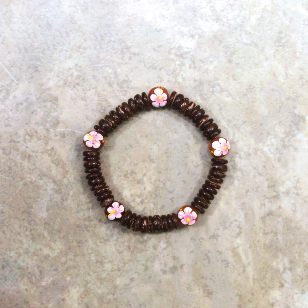 MAUNA KAI Elastic Coco & Wood Bracelet - ASSORTED - Sun Diego Boardshop