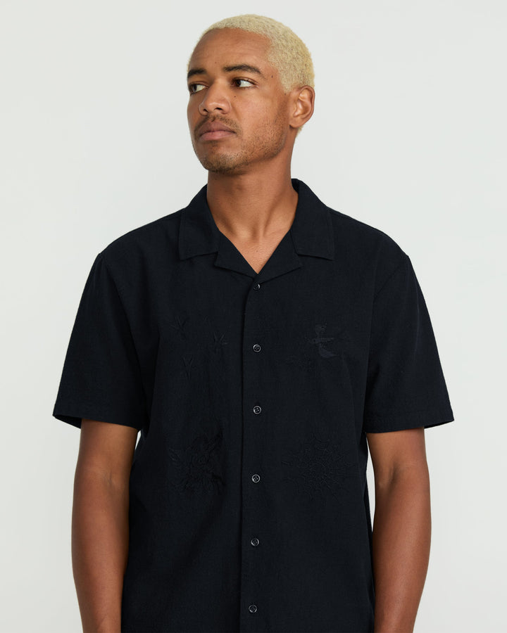 Volcom Featured Artist Seth Conboy Short Sleeve Shirt - Black - Sun Diego Boardshop