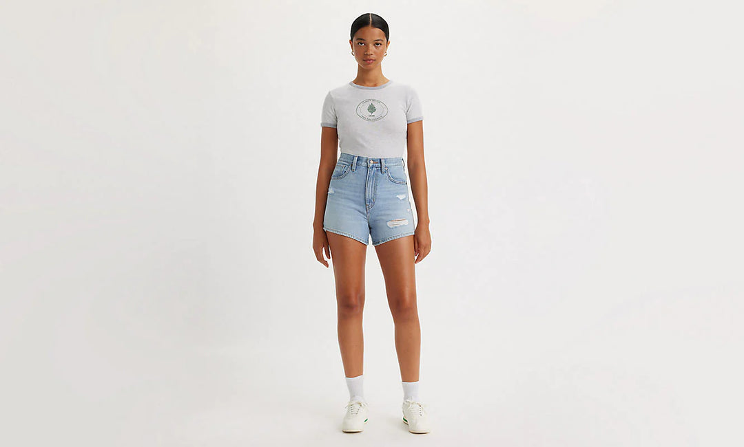 LEVI'S 501 ORIGINAL FIT HIGH RISE WOMEN'S SHORTS - LIght touch - Sun Diego Boardshop