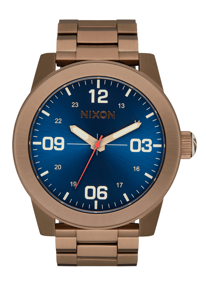 Nixon Corporal Stainless Steel - Desert Gold/Arles Blue - Sun Diego Boardshop