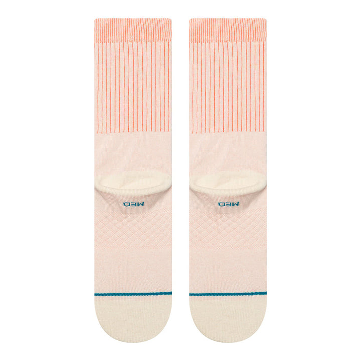 Stance Icon Crew Socks - CORAL - Sun Diego Boardshop