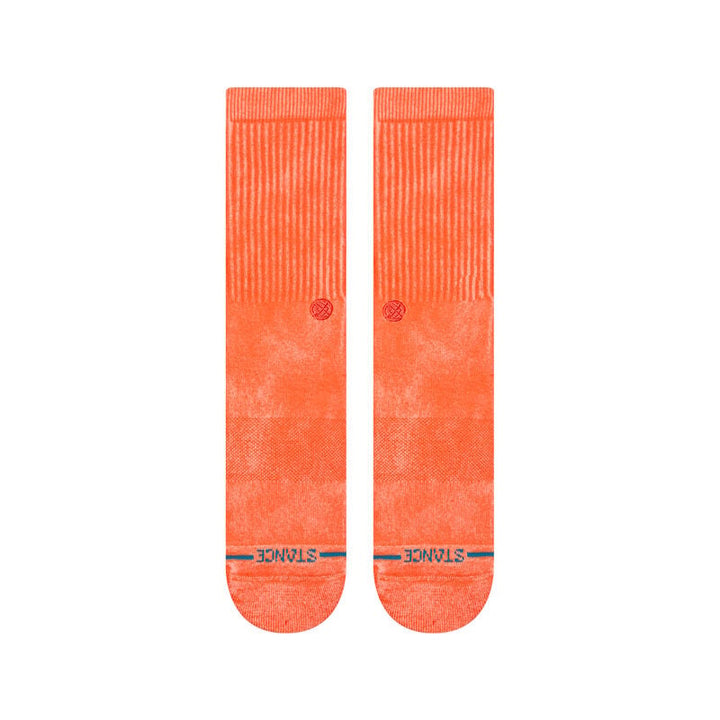 Stance Icon Dyed Crew Socks - CORAL - Sun Diego Boardshop