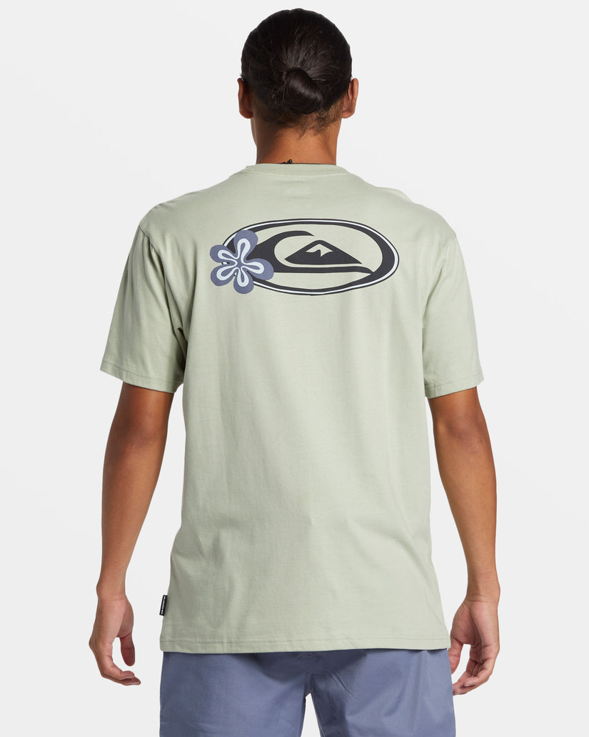 Quiksilver Celestial Guardian T-Shirt - DESERT SAGE, image size:825x1031