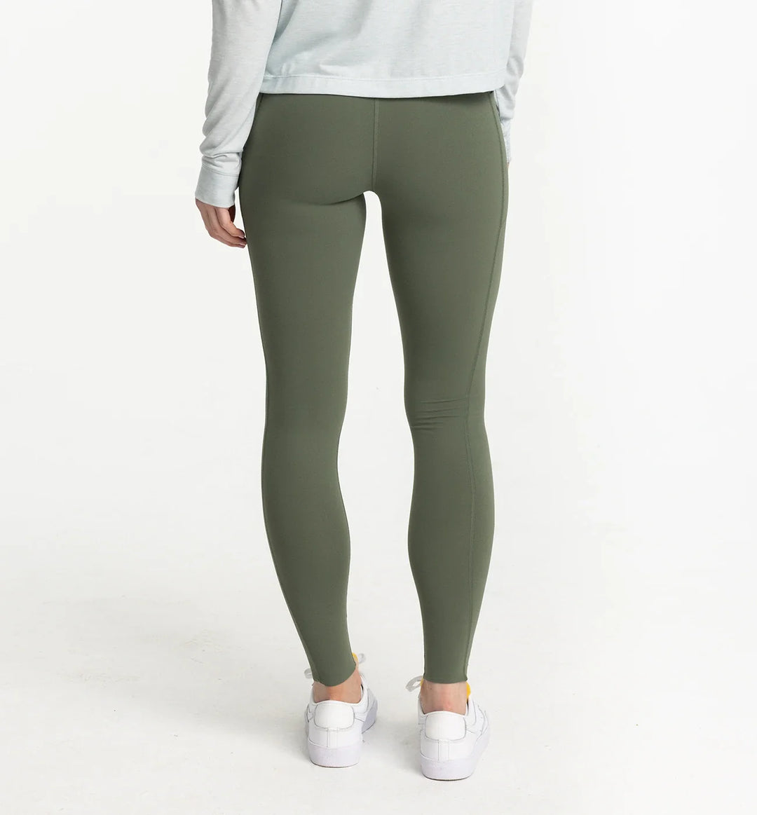 Free Fly Women's All Day Pocket Legging - AGAVE GREEN - Sun Diego Boardshop