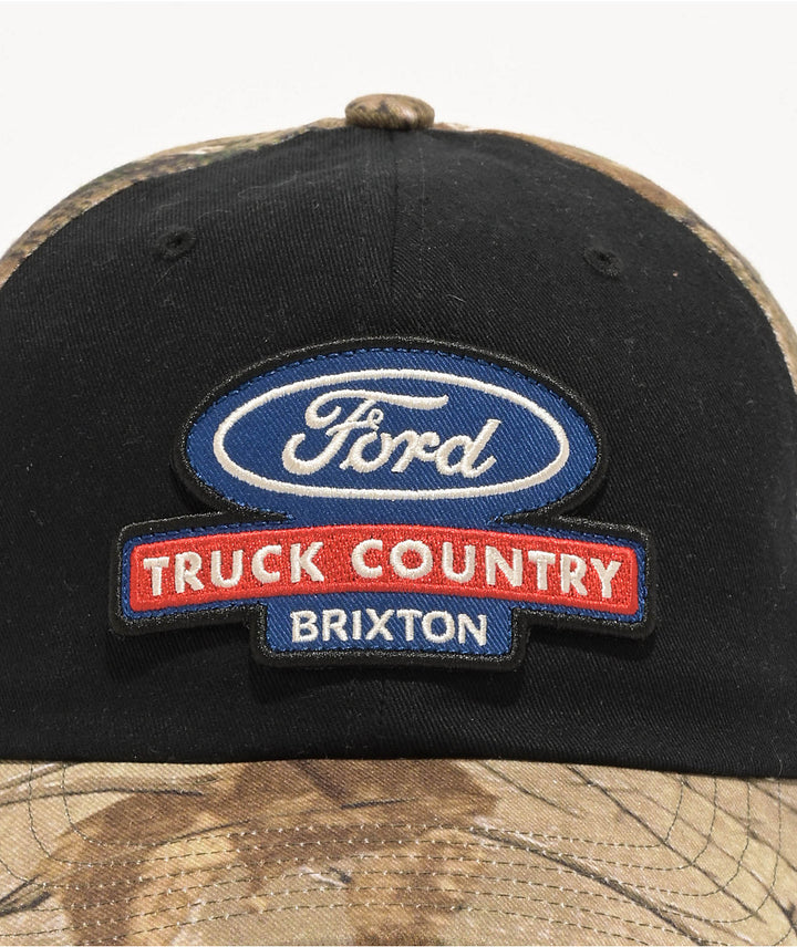 Brixton Brixton X Ford Truck Country Snapback Hat - Burnt Rubber/ Camo - Sun Diego Boardshop