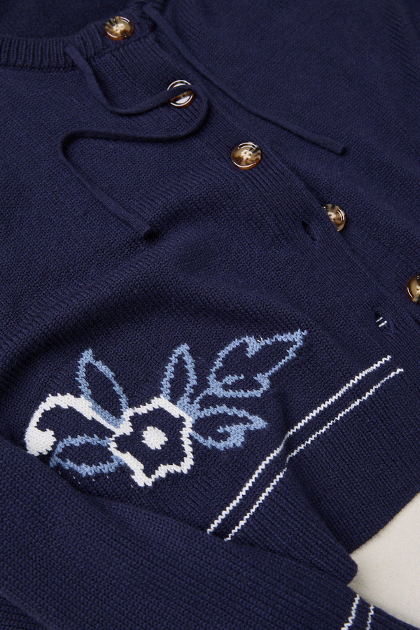 Rhythm Ravello Knit Cardigan - Navy - Sun Diego Boardshop