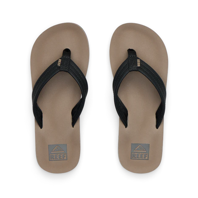Reef Kids Ahi Black Sandals - Black/Tan – Sun Diego Boardshop display picture 3