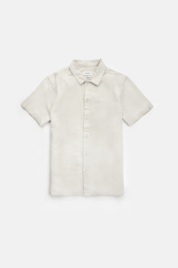 Rhythm Classic Linen Short Sleeve Shirt - Sand - Sun Diego Boardshop