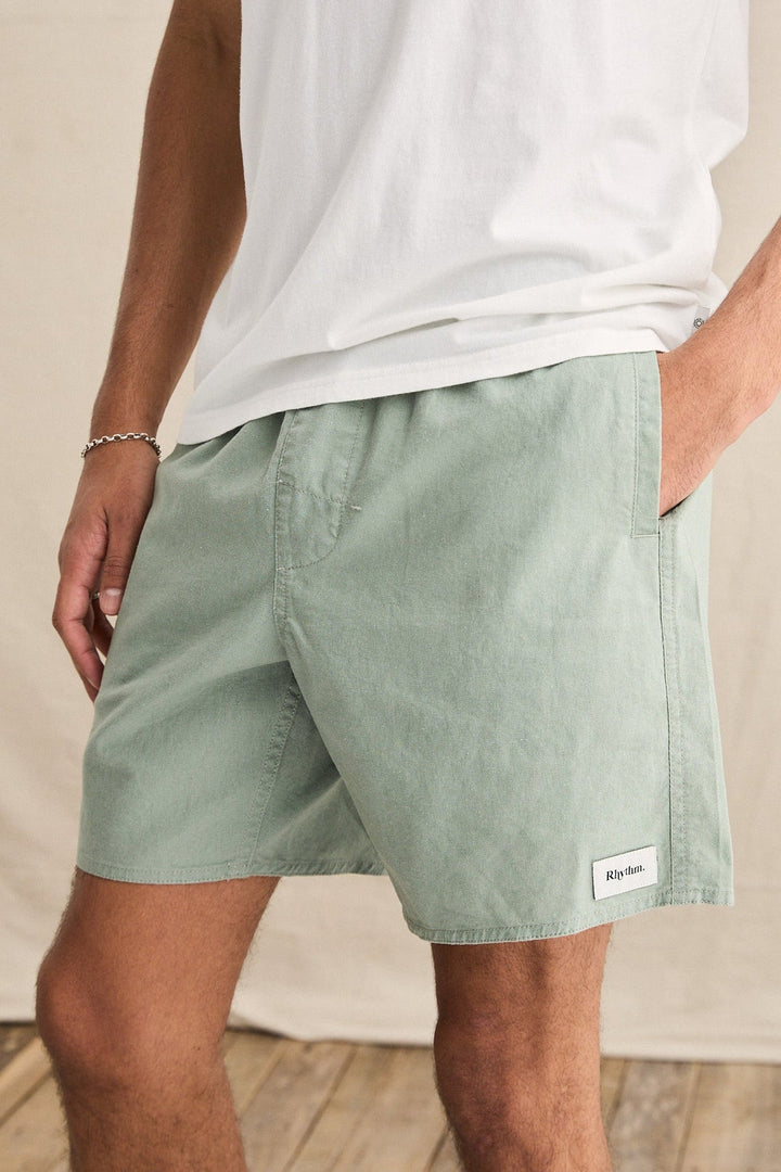 Rhythm Classic Linen Jam - Seafoam - Sun Diego Boardshop