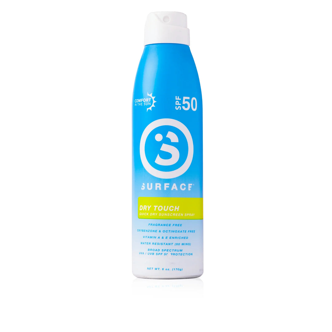 SURFACE SPF50 DRY TOUCH CONTINUOUS SPRAY 6OZ. - Sun Diego Boardshop