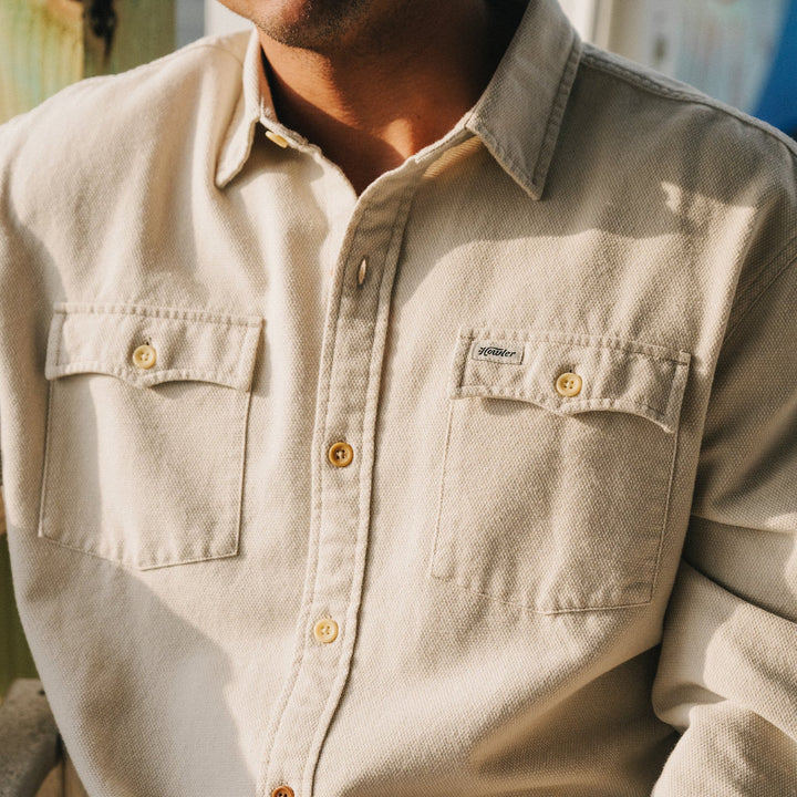 Howler Bros Novato Shirt - Oatmeal - Sun Diego Boardshop