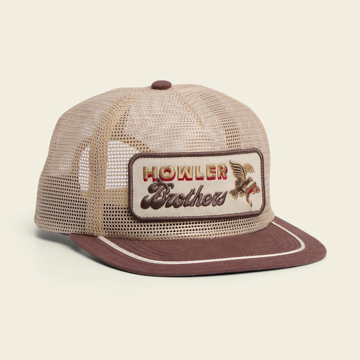 Howler Bros Osprey Prey Feedstore Snapback - Osprey Prey: Khaki/Brown - Sun Diego Boardshop