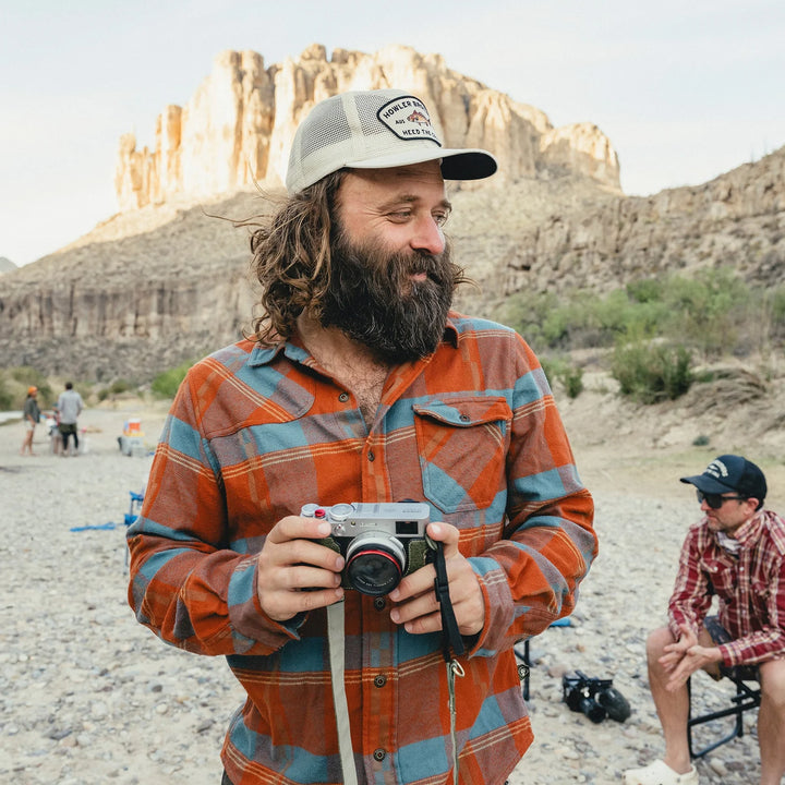 Howler Bros Redfish Feedstore Snapback - Redfish: Offwhite - Sun Diego Boardshop