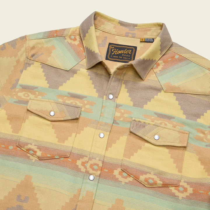 Howler Bros Sheridan Flannel - Mitla Motifs: Terracotta - Sun Diego Boardshop