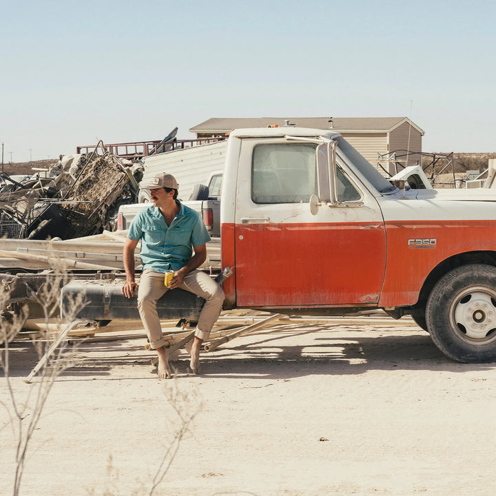 Howler Bros H Bar B Snapshirt - Power Lines: Smoke Blue - Sun Diego Boardshop