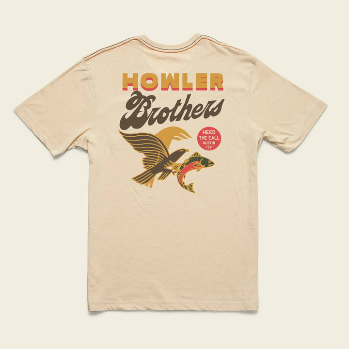 Howler Bros Osprey Prey Pocket T-Shirt - Osprey Prey: Sand Heather - Sun Diego Boardshop