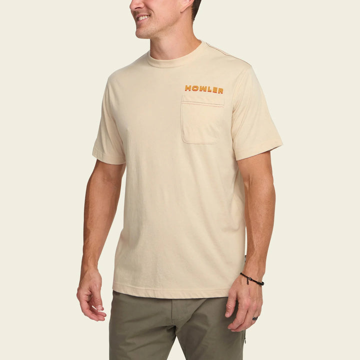 Howler Bros Osprey Prey Pocket T-Shirt - Osprey Prey: Sand Heather - Sun Diego Boardshop