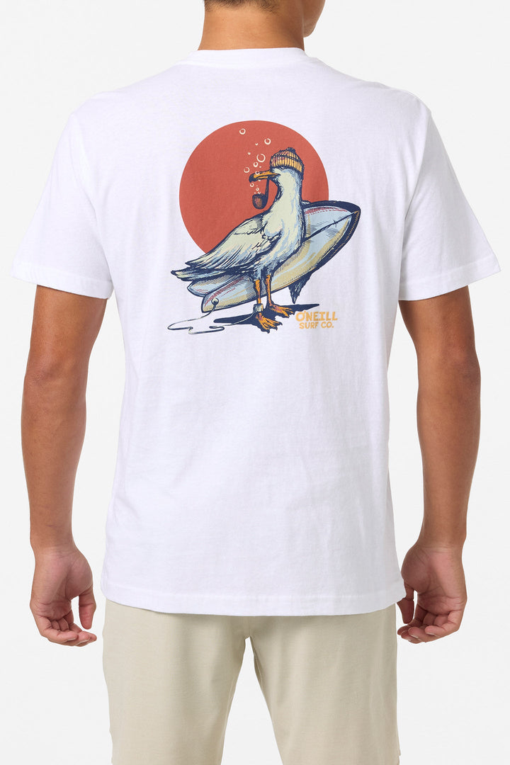 O`Neill Steven Seagull Standard Fit Tee - White - Sun Diego Boardshop