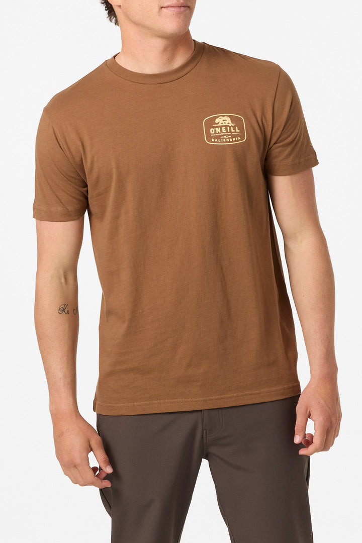 O`Neill Cali Native Standard Fit Tee - Brown - Sun Diego Boardshop