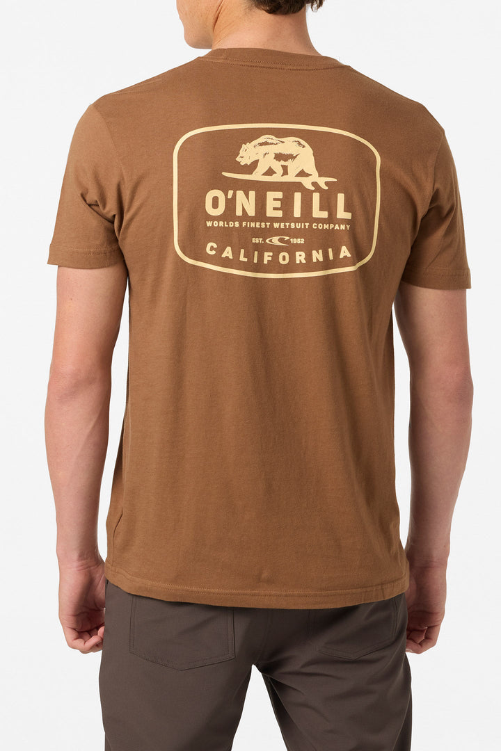 O`Neill Cali Native Standard Fit Tee - Brown - Sun Diego Boardshop