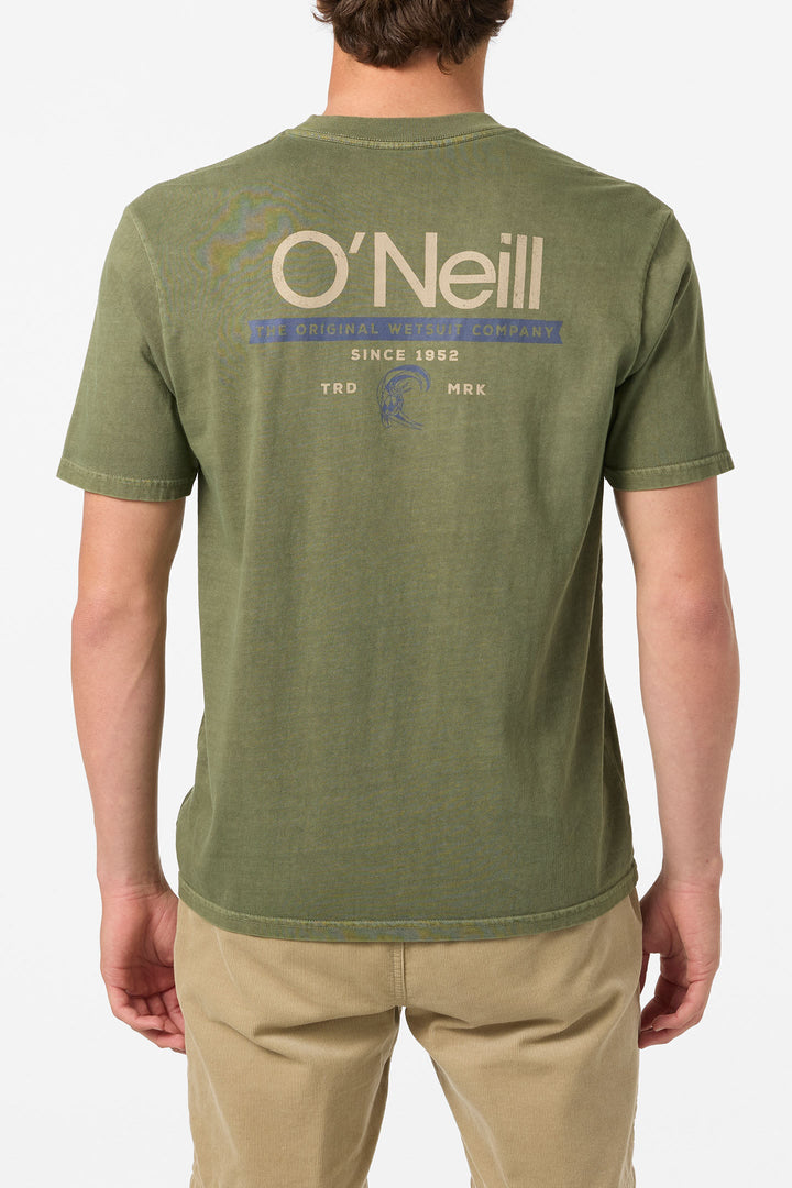 O`Neill O'Riginals Wordmark Relaxed Fit Tee - Clover - Sun Diego Boardshop