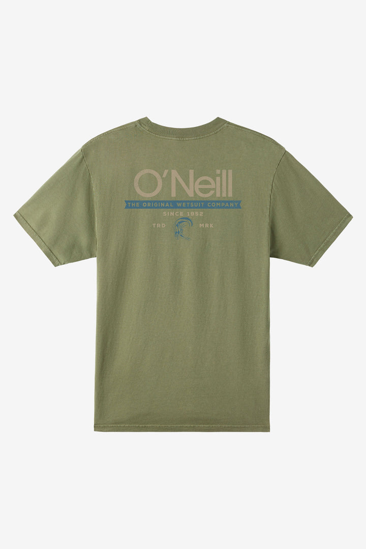 O`Neill O'Riginals Wordmark Relaxed Fit Tee - Clover - Sun Diego Boardshop