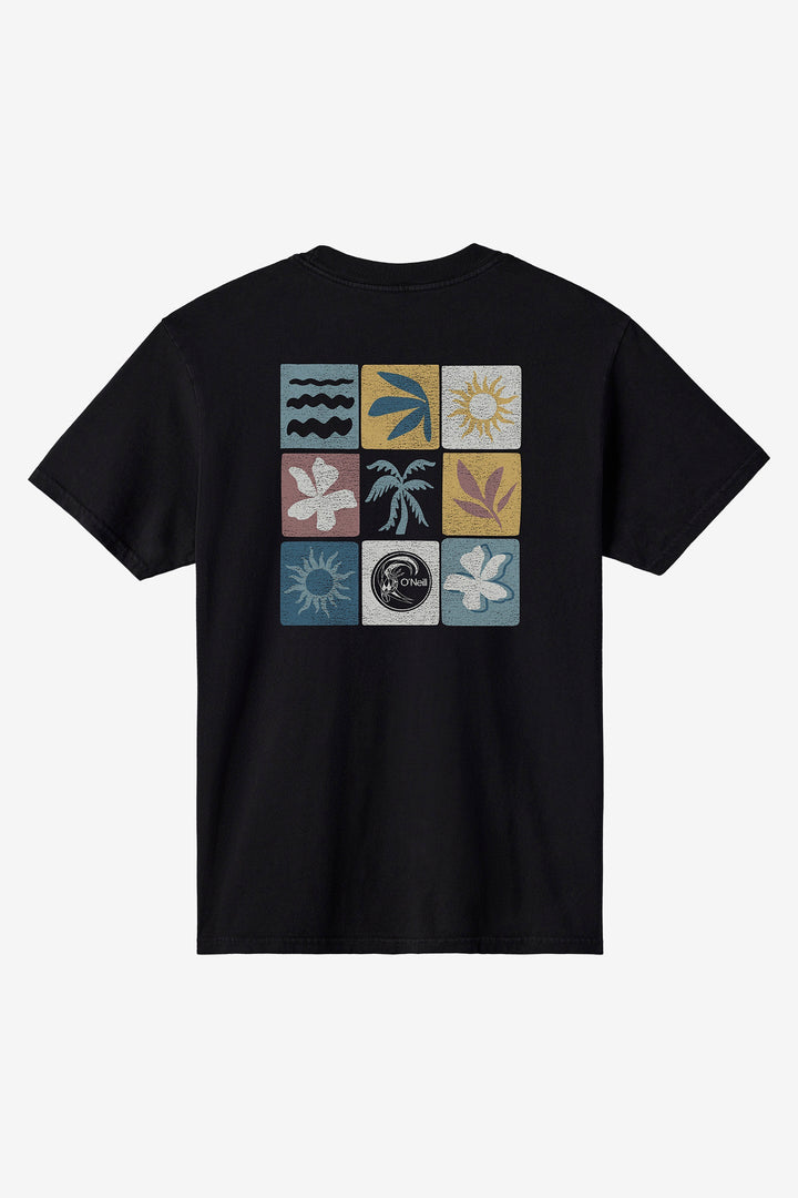 O`Neill O'Riginals Line Up Relaxed Fit Tee - Black - Sun Diego Boardshop