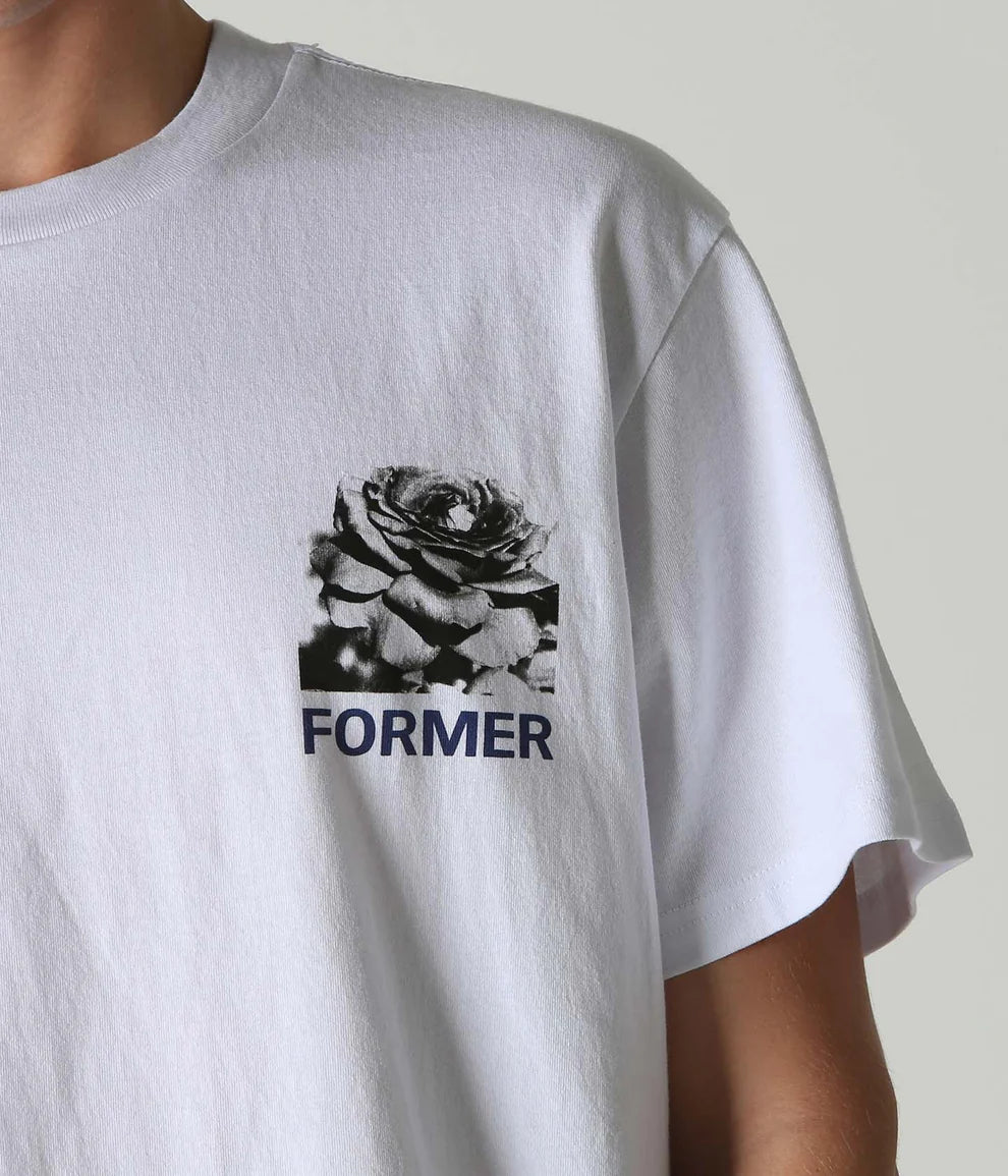 FORMER Rose crux t-shirt - WHITE - Sun Diego Boardshop