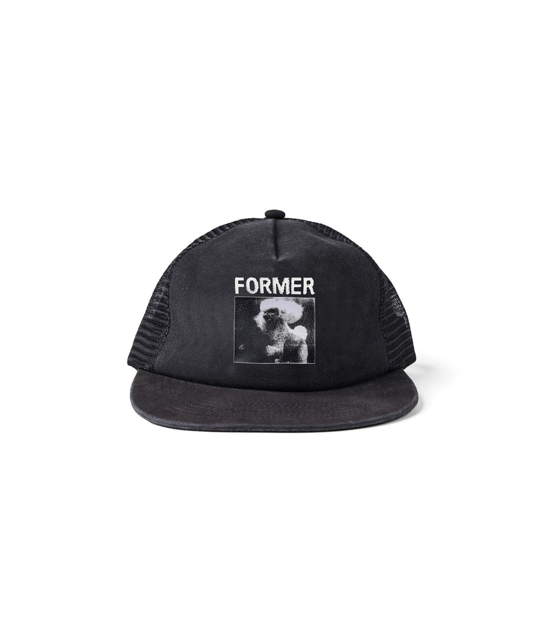 Former War Poodle Trucker Cap - Black - Sun Diego Boardshop