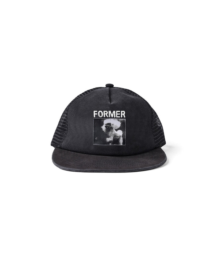 Former War Poodle Trucker Cap - Black - Sun Diego Boardshop