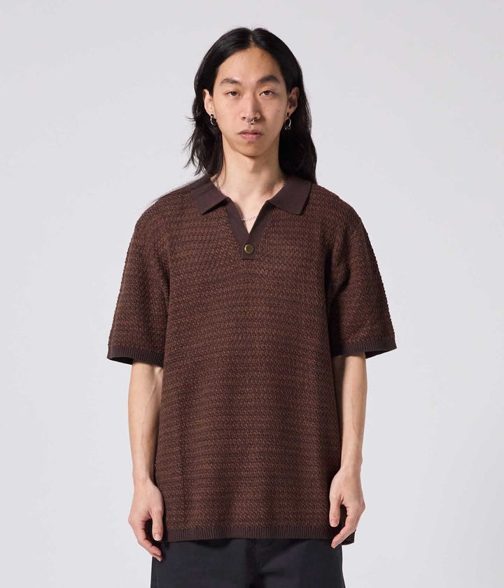 Former Ag Open Collar Polo - Copper - Sun Diego Boardshop