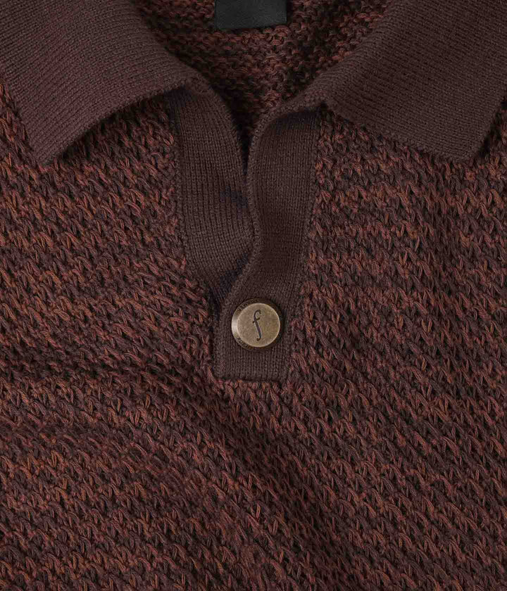 Former Ag Open Collar Polo - Copper - Sun Diego Boardshop