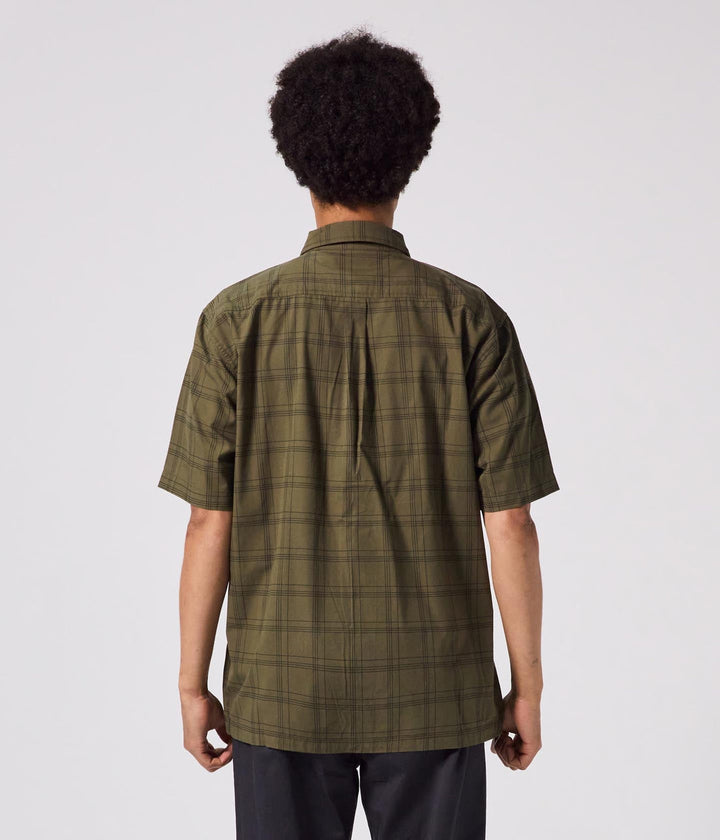 Former Windowpane Short Sleeve Shirt - Olive - Sun Diego Boardshop