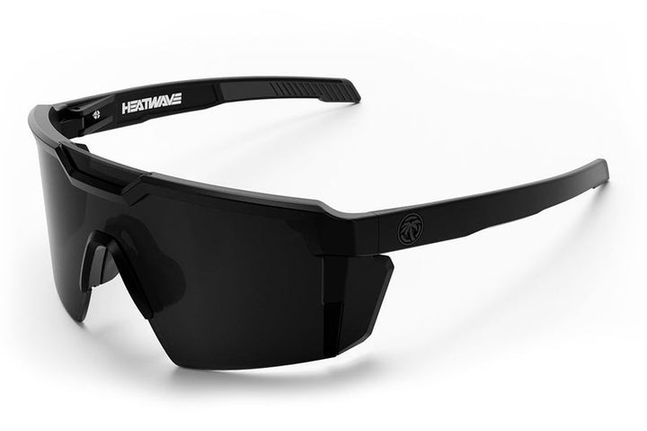 Heat Wave Visual Future Tech Sunglasses Z87+ - BLACK FRAME/BLACK LENS - Sun Diego Boardshop