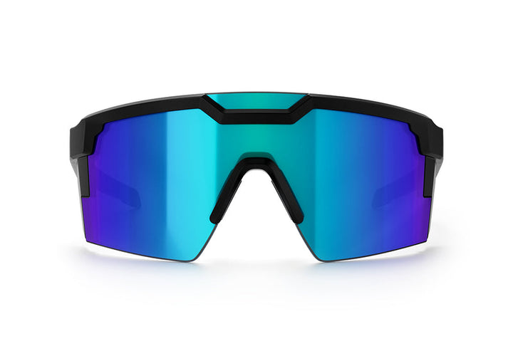 Heat Wave Visual Future Tech Sunglasses Z87+ - BLACK FRAME/GALAXY BLUE LENS - Sun Diego Boardshop