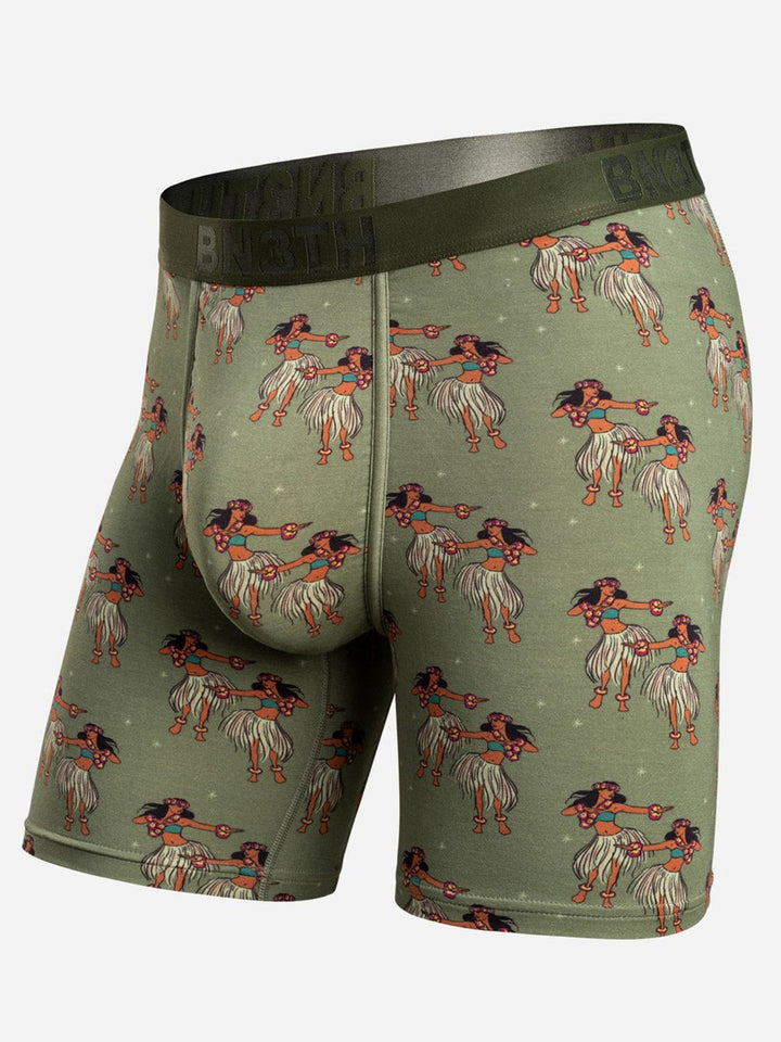 BN3TH CLASSICS BOXER BRIEF - HULA DANCERS GREEN - Sun Diego Boardshop