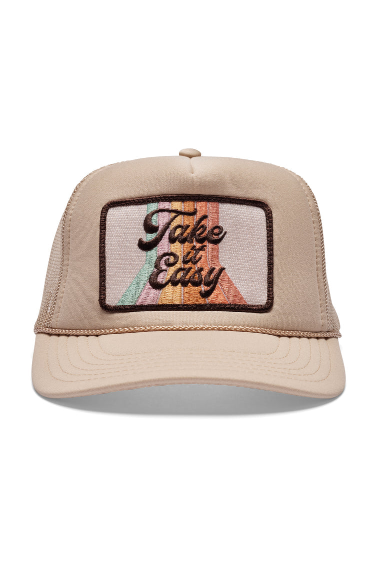 That Friday Feeling Take It Easy Trucker Hat - Tan - Sun Diego Boardshop